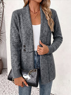 Labella | Elegante Dames Cardigan - Open Voorkant & Ingenaaide Taille