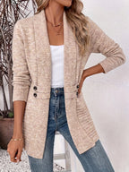 Labella | Elegante Dames Cardigan - Open Voorkant & Ingenaaide Taille